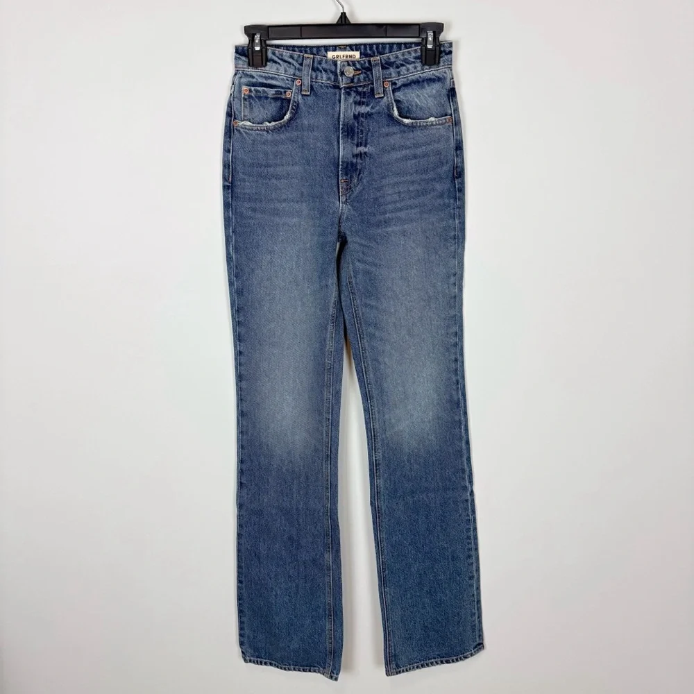 GRLFRND Melanie High Rise Boot Cut Jeans in Los Feliz Size 24 - Picture 2 of 14
